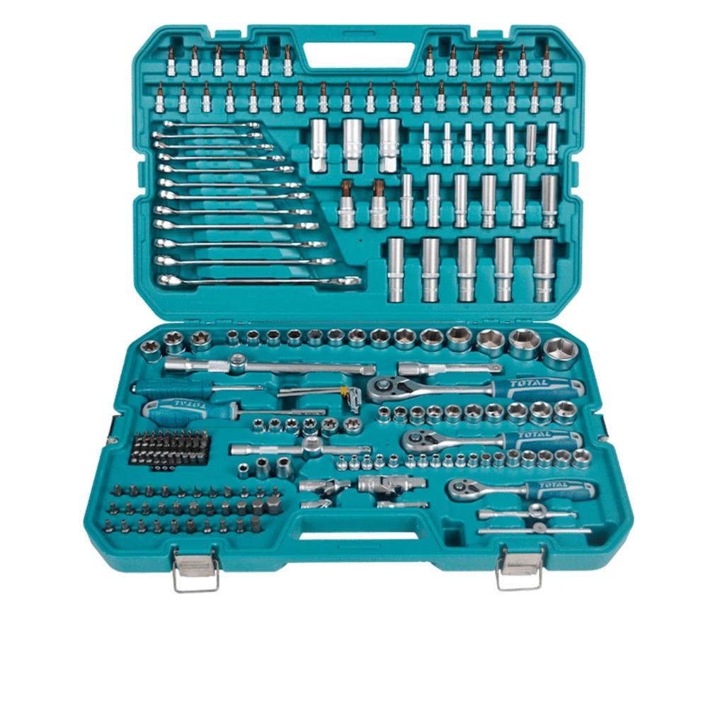 Set de Rachet de 216pcs Maletín Industrial Total THKTHP22166