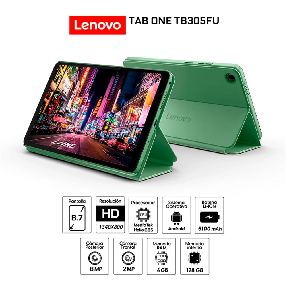 Tablet Lenovo TB305FU Tab One Folio Case 8.7 HD WiFi 4GB-128GB