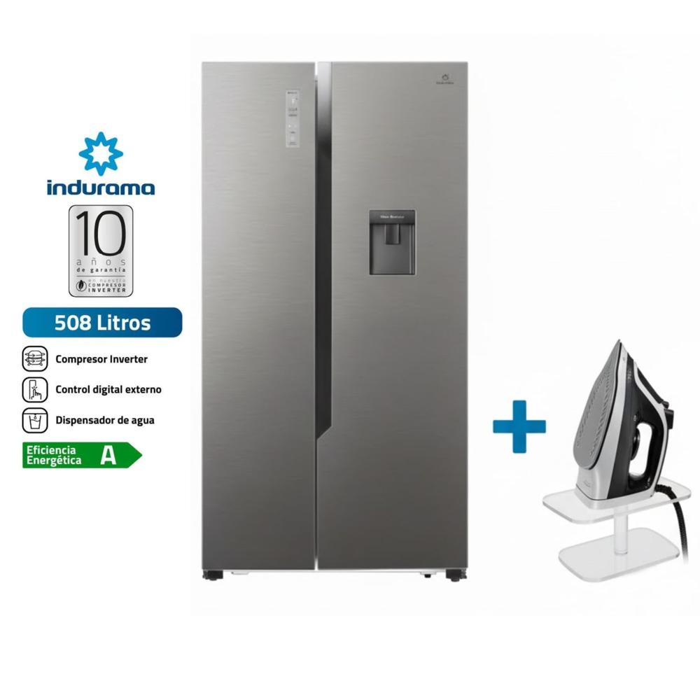 REFRIGERADORA INDURAMA RI-788DI 508L NO FROST  CROMA MAS PLANCHA ELÉCTRICA