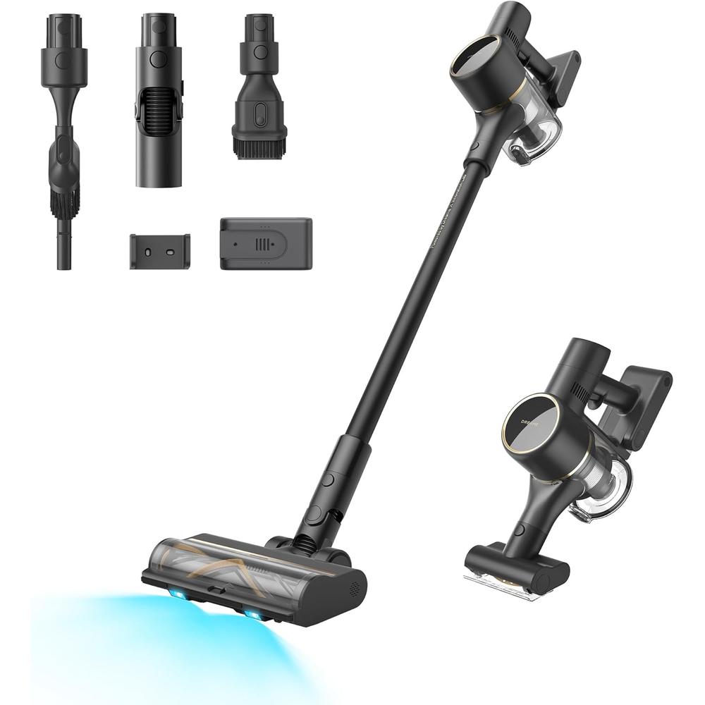 Dreame R20 Pure aspiradora inalámbrica con LED celeste | Negro