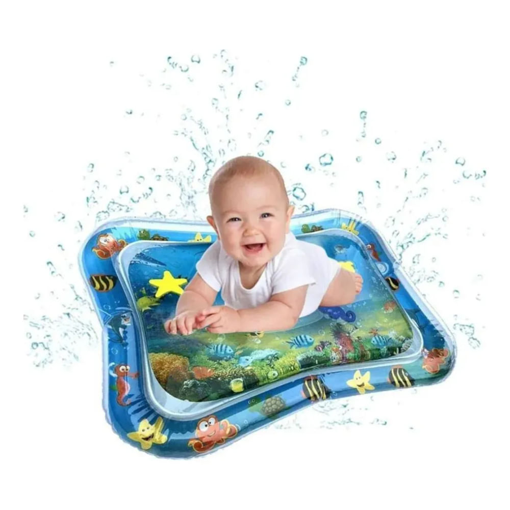 Alfombra Piscina Sensorial Para Bebés Azul