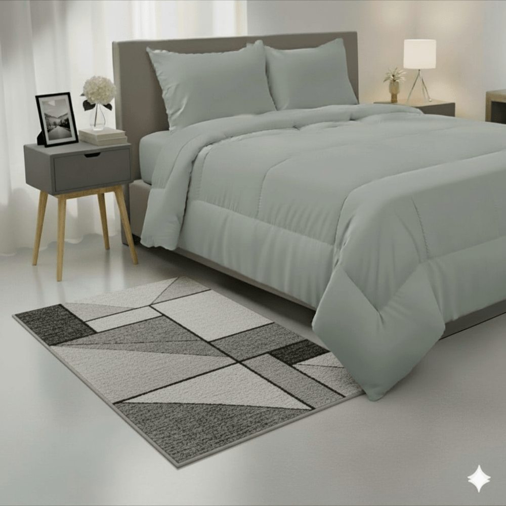 EDREDON ALGODON 220 HILOS 2 PLAZAS VERDE FREE HOME