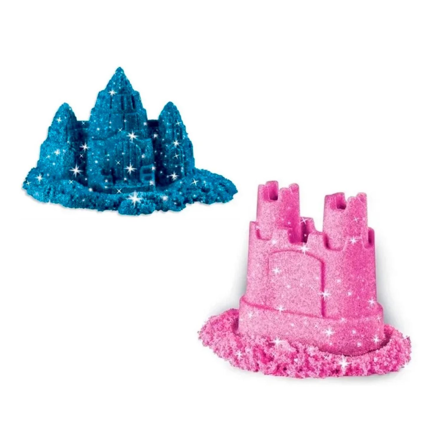 Arena Mágica Kinetic Sand Pack 3 Mini Castillos 12