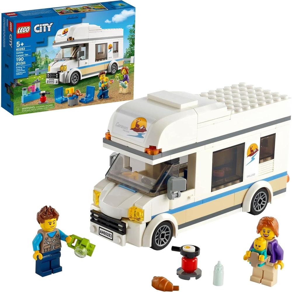 Lego City furgoneta camper de vacaciones coche caravana de juguete infantil Lego City furgoneta camper de vacaciones coche caravana de juguete infantil