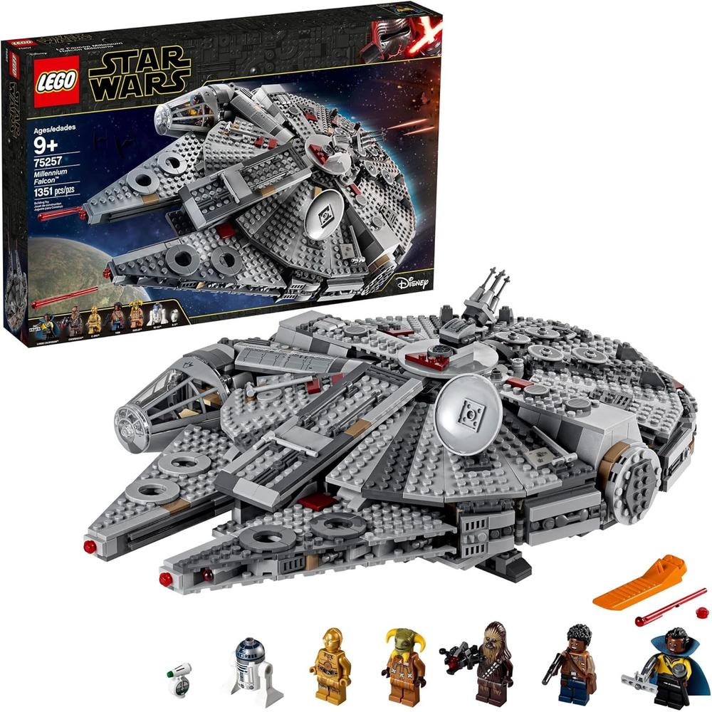 LEGO STAR WARS HALCÓN MILENARIO NAVE ESPACIAL CON MINIFIGURAS COLECCIONABLE LEGO STAR WARS HALCÓN MILENARIO NAVE ESPACIAL CON MINIFIGURAS COLECCIONABLE