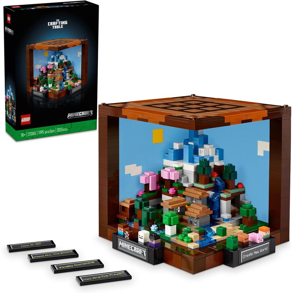 Lego Minecraft La Mesa de Creación, set coleccionable con figuras y biomas Lego Minecraft La Mesa de Creación, set coleccionable con figuras y biomas