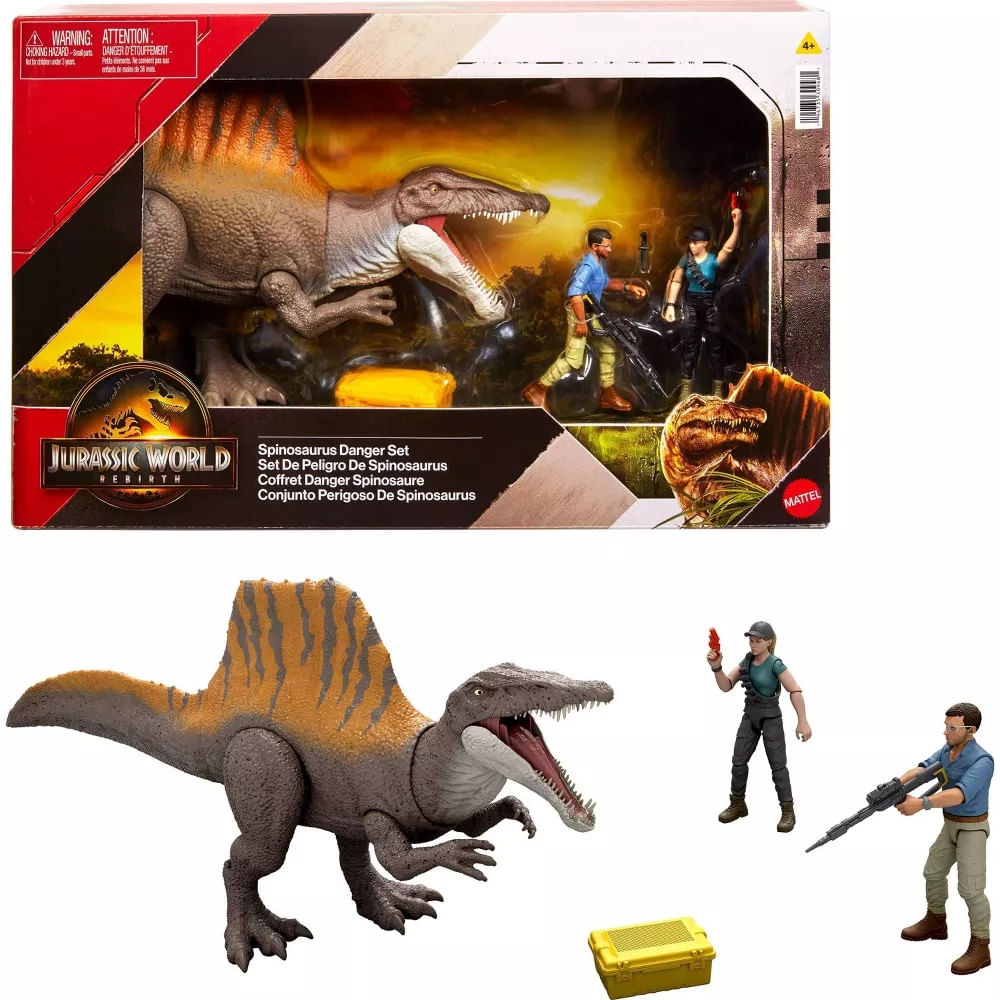 SPINOSAURUS DANGER SET JURASSIC WORLD SPINOSAURUS DANGER SET JURASSIC WORLD