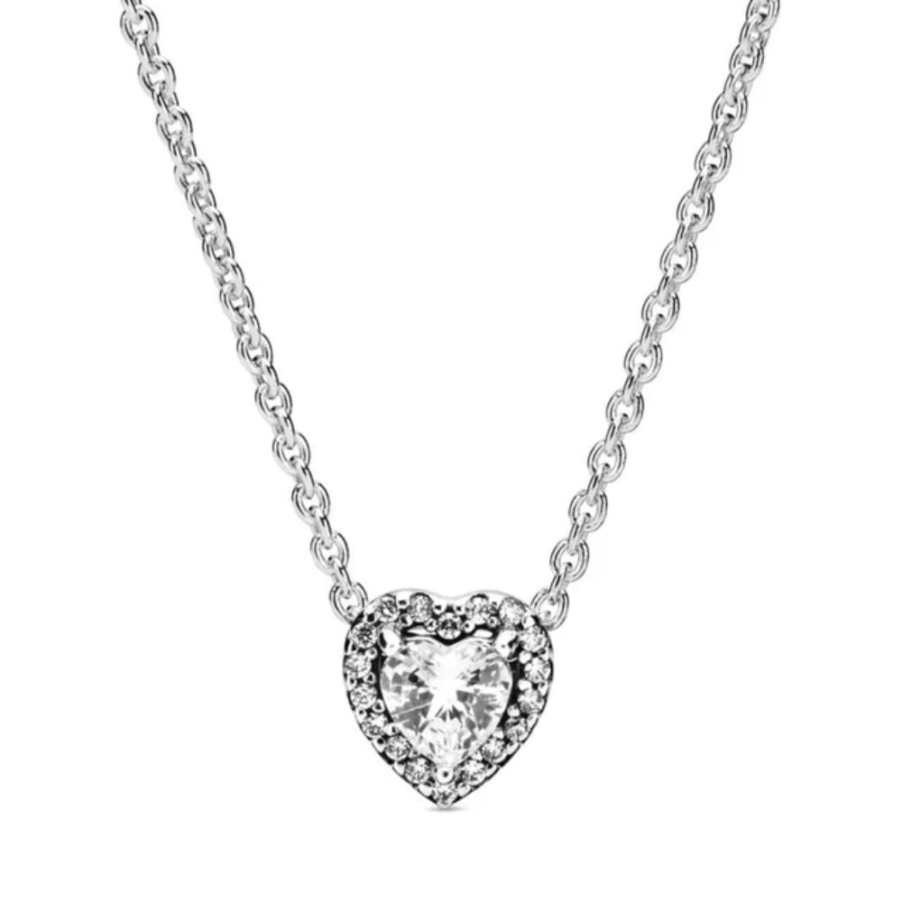 Collar Pandora corazón elevado mujer