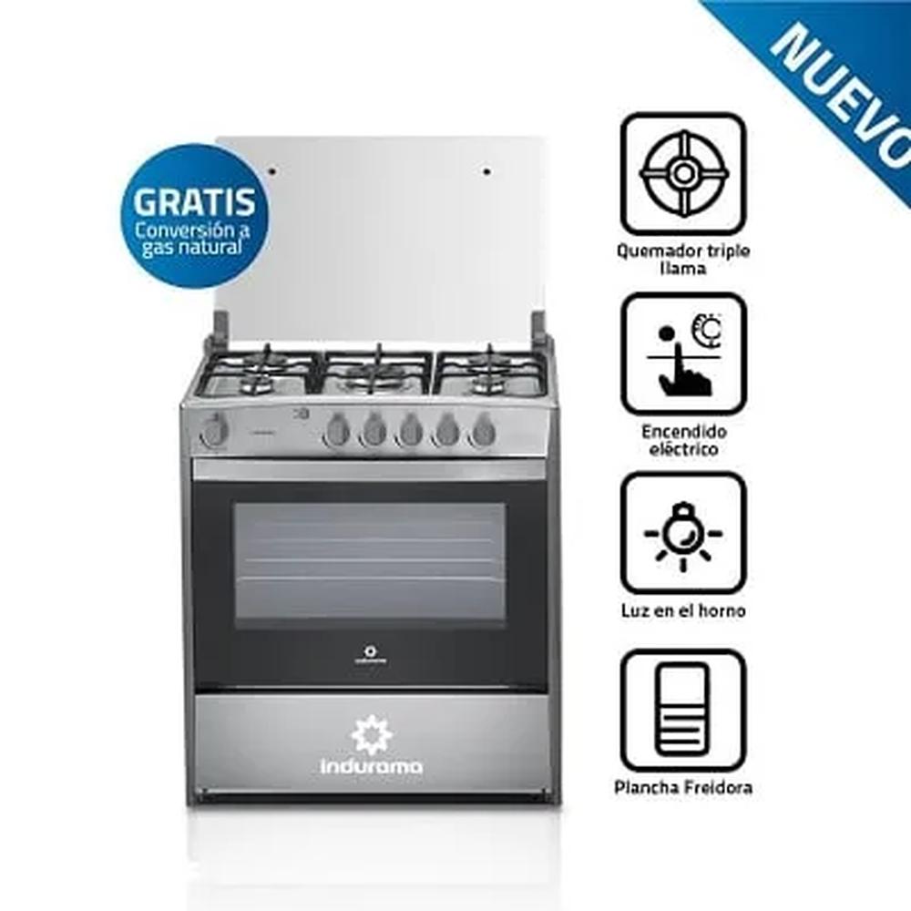 COCINA INDURAMA CANTABRIA 5 HORNILLAS