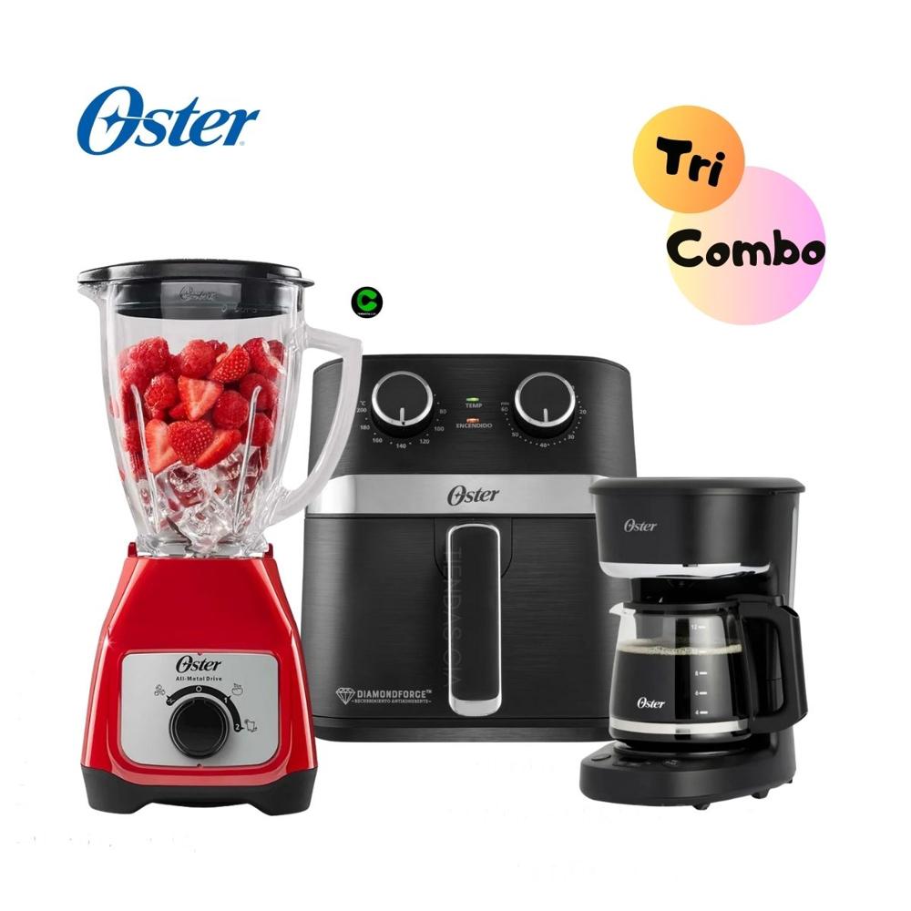 Combo Oster Licuadora - Freidora 4L y Cafetera 12 Tazas