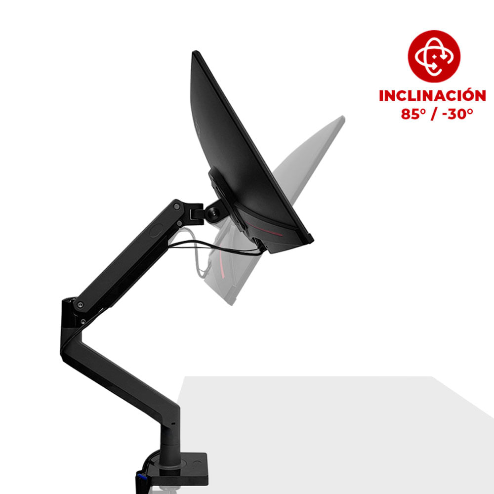 Rack Brazo Soporte TEROS TE7113 para Monitor de 22 a 35 ajustable VESA negro