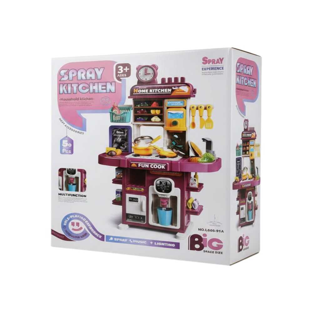 Juego de cocina para niñas con sonido y luz Juego de cocina para niñas con sonido y luz