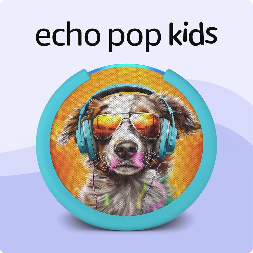 Parlante Amazon Echo Pop Kids - Modelo 2023 Anthro Pup