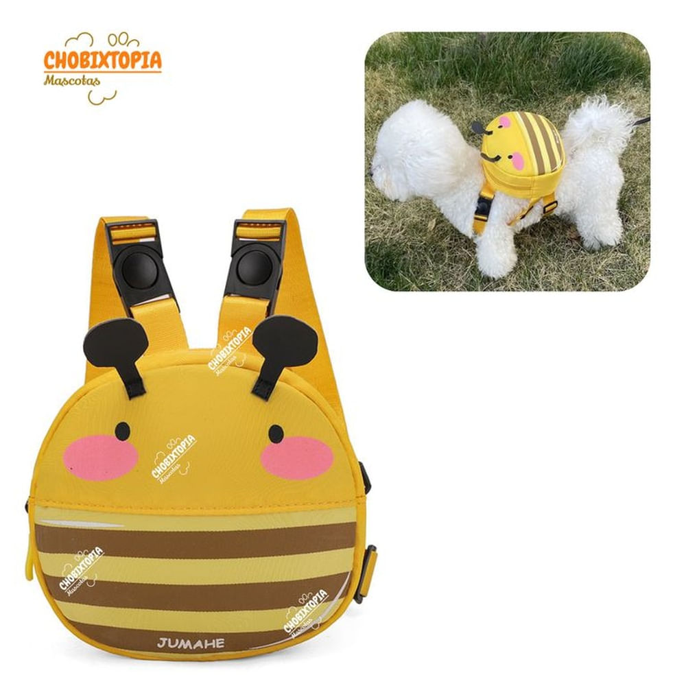 ARNES MOCHILA PARA MASCOTA ABEJA AMARILLA AMARILLO ARNES MOCHILA PARA MASCOTA ABEJA AMARILLA AMARILLO