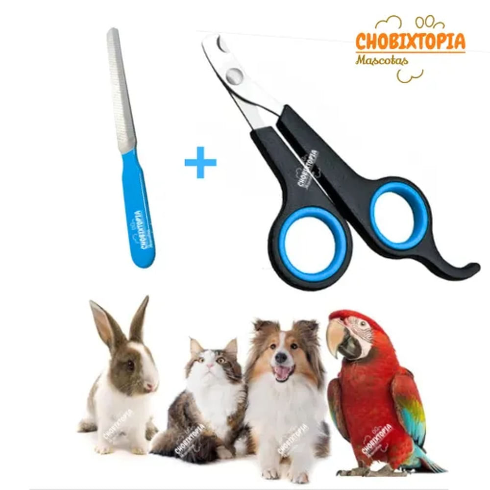 CORTAUÑAS TIJERA Y LIMA GATOS Y PERROS-MASCOTA CELESTE CORTAUÑAS TIJERA Y LIMA GATOS Y PERROS-MASCOTA CELESTE