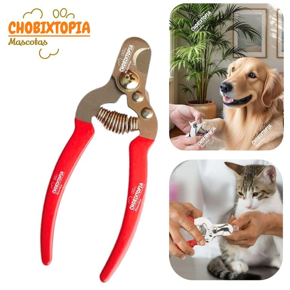 CORTAUÑAS TIJERA PARA GATOS Y PERROS - MASCOTA ROJO PLANO CORTAUÑAS TIJERA PARA GATOS Y PERROS - MASCOTA ROJO PLANO