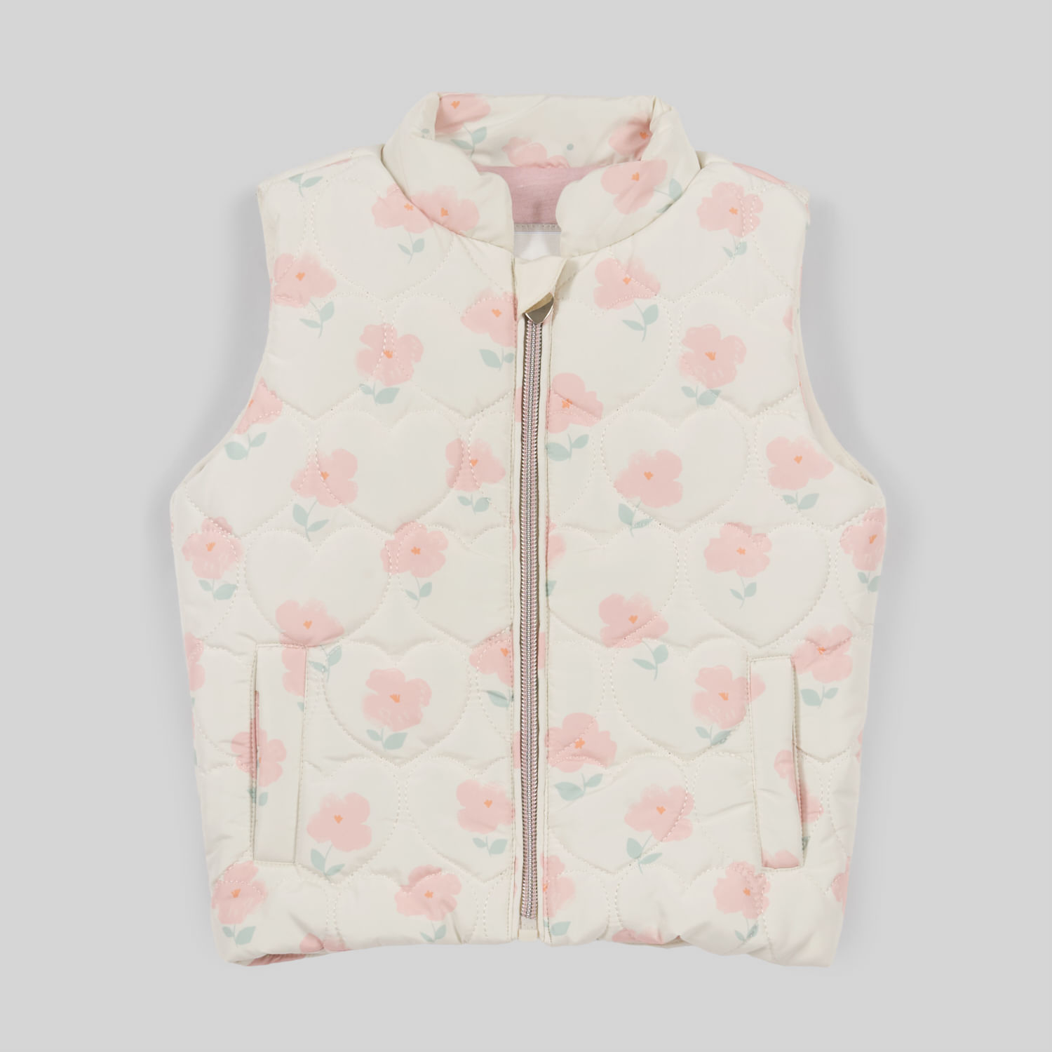 Chaleco Para Bebe Niña Baby Circus Quilt Print