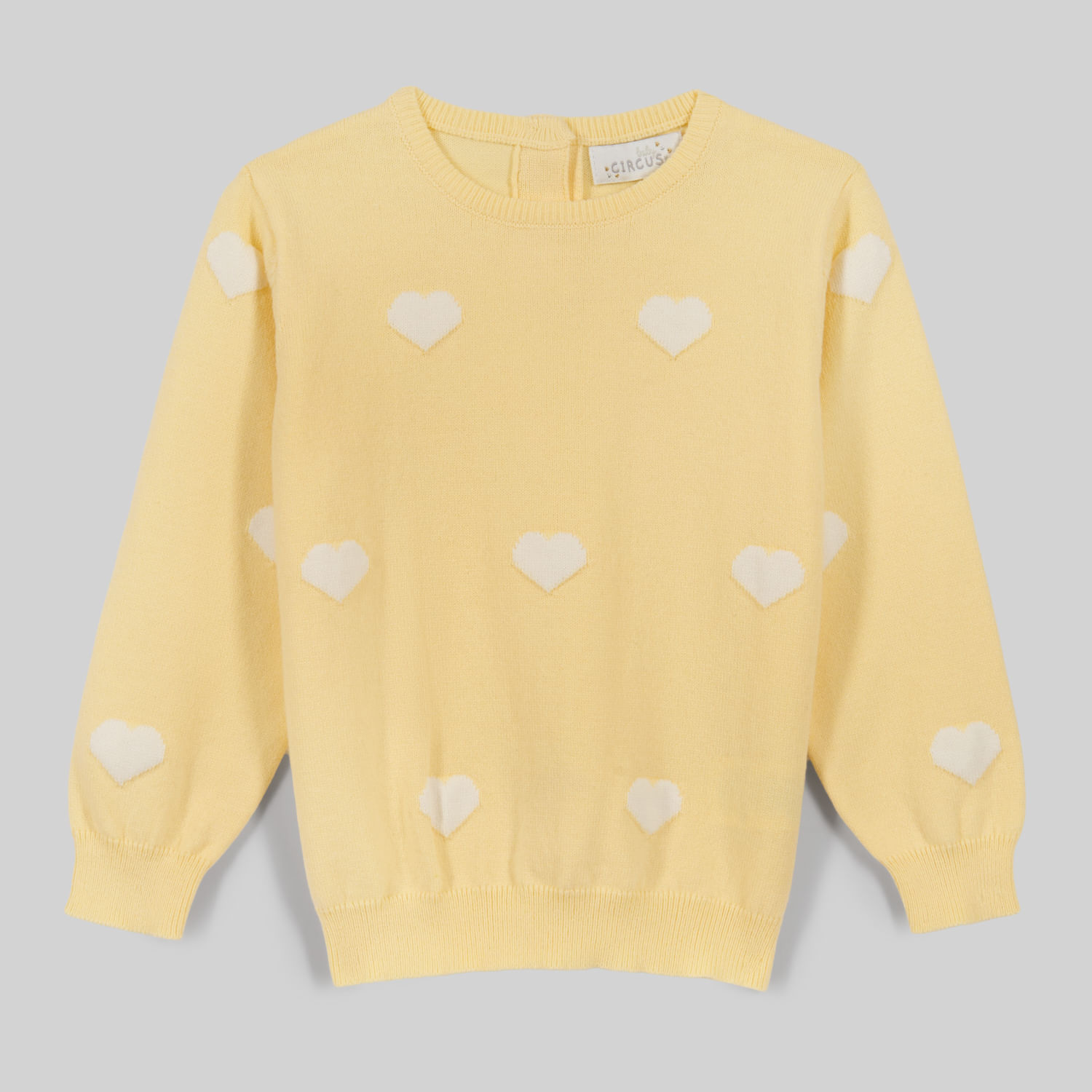 Chompa Para Bebe Niña Baby Circus Bord Hearts