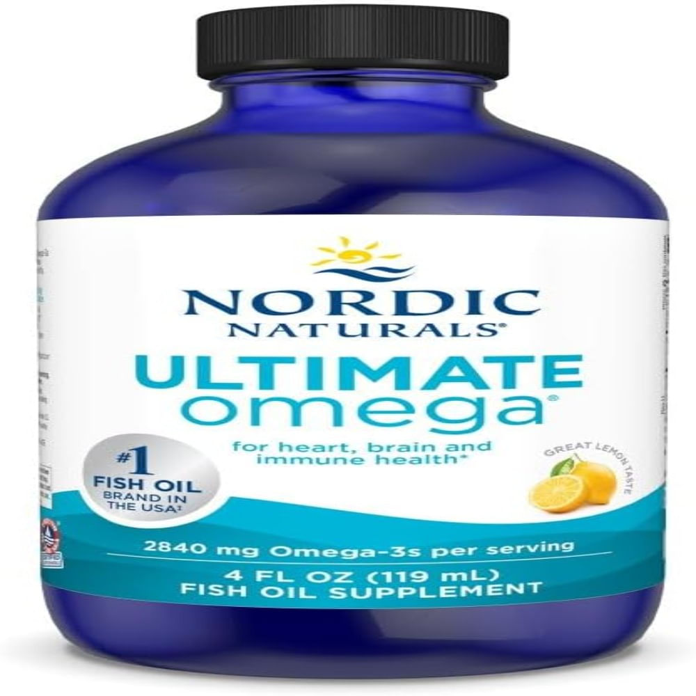 ordic Naturals Ultimate Omega Liquid sabor a limón 4 onzas 2840 mg