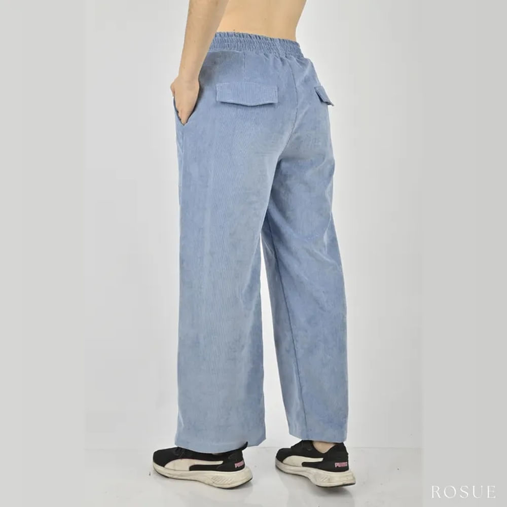 Pantalón Corduroy Mujer Palazzo