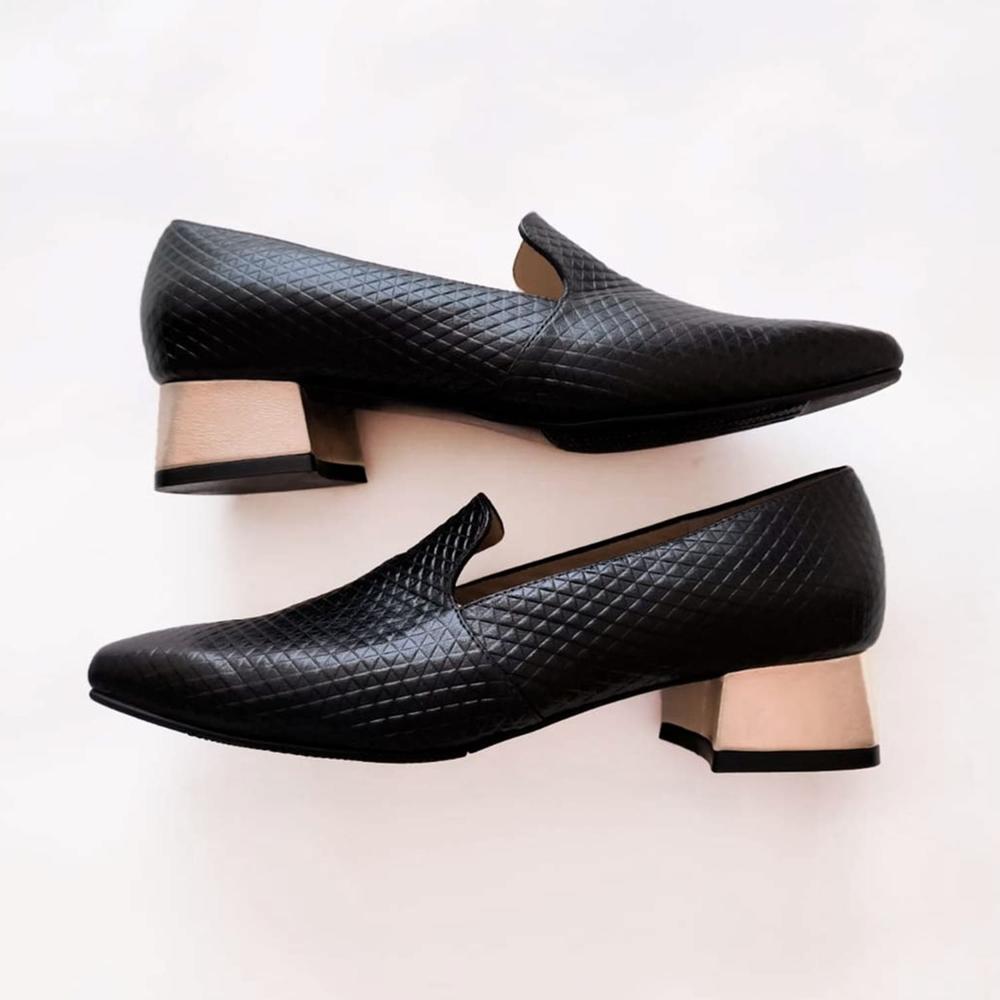 MOCASINES DE CUERO PARA MUJER IRISABA ANTONIA NEGRO 35
