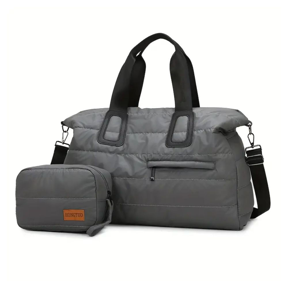 Mochila Maletín Deportiva Viaje Clarisse Gris para Mujer