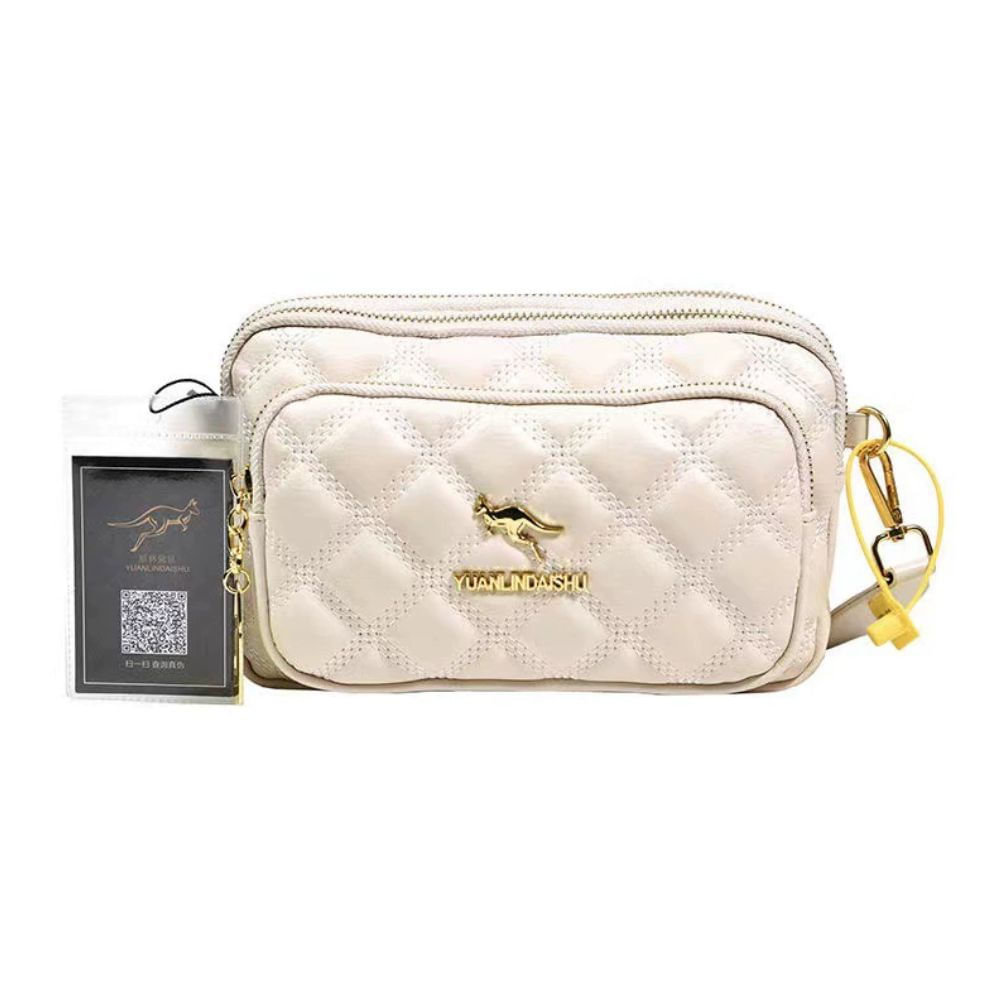 Cartera Morral Bandolera Alphonsine Beige para Mujer