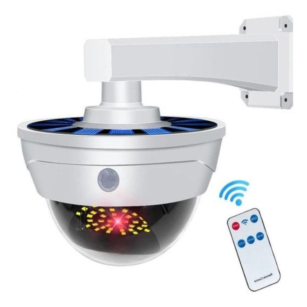 Lampara Con Panel Solar para Exterior Simulador de Camara