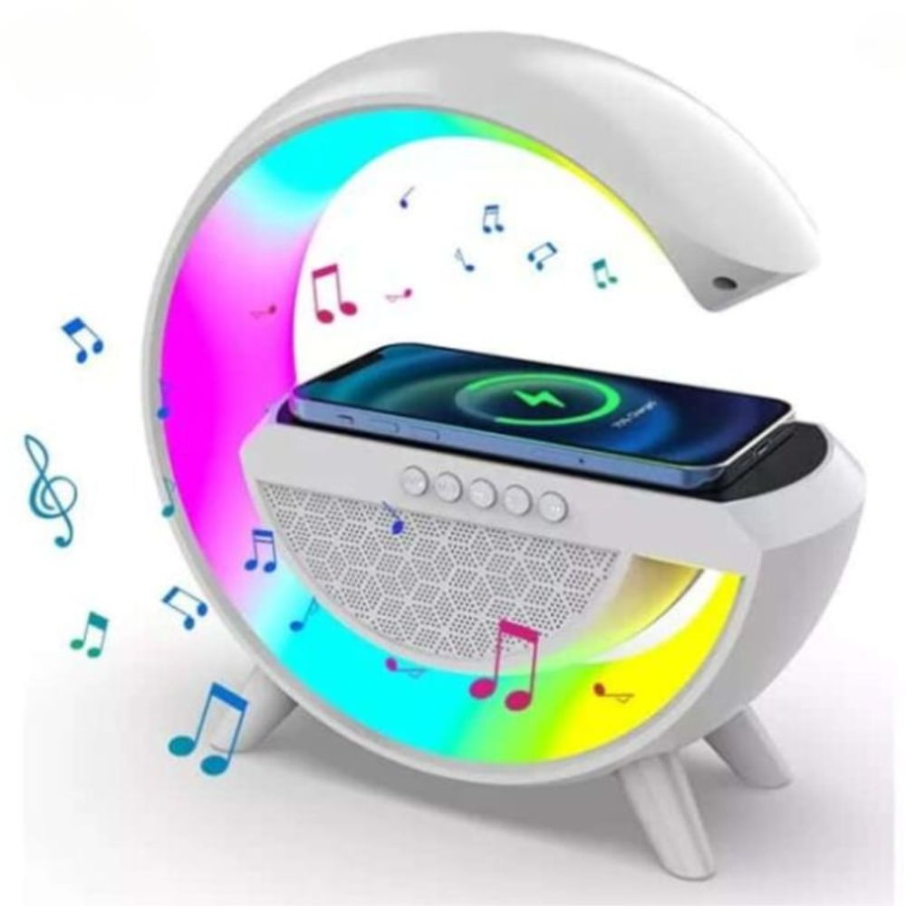 Parlante Cargador Inalámbrico G 4 en 1 Rainbow Light