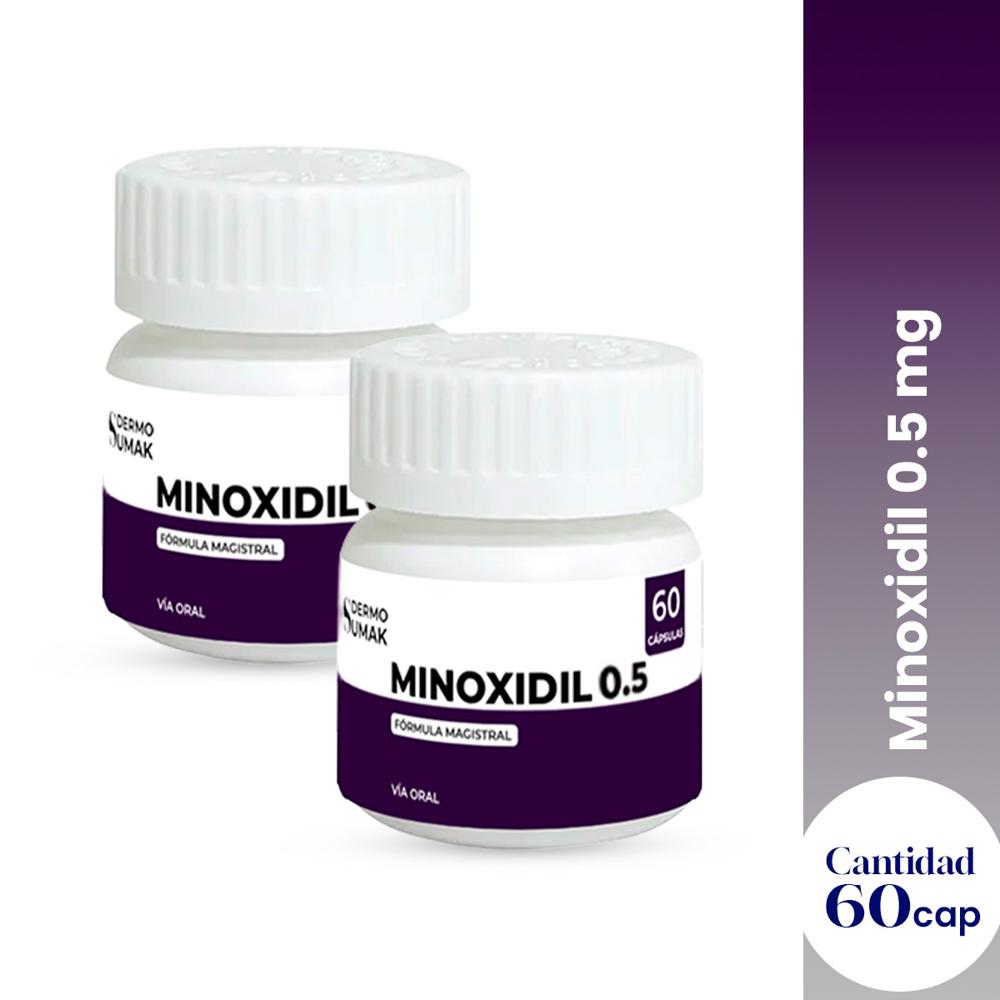 Minoxidil 0.5 Mg 60 Capsulas Dermo Sumak 2 Und