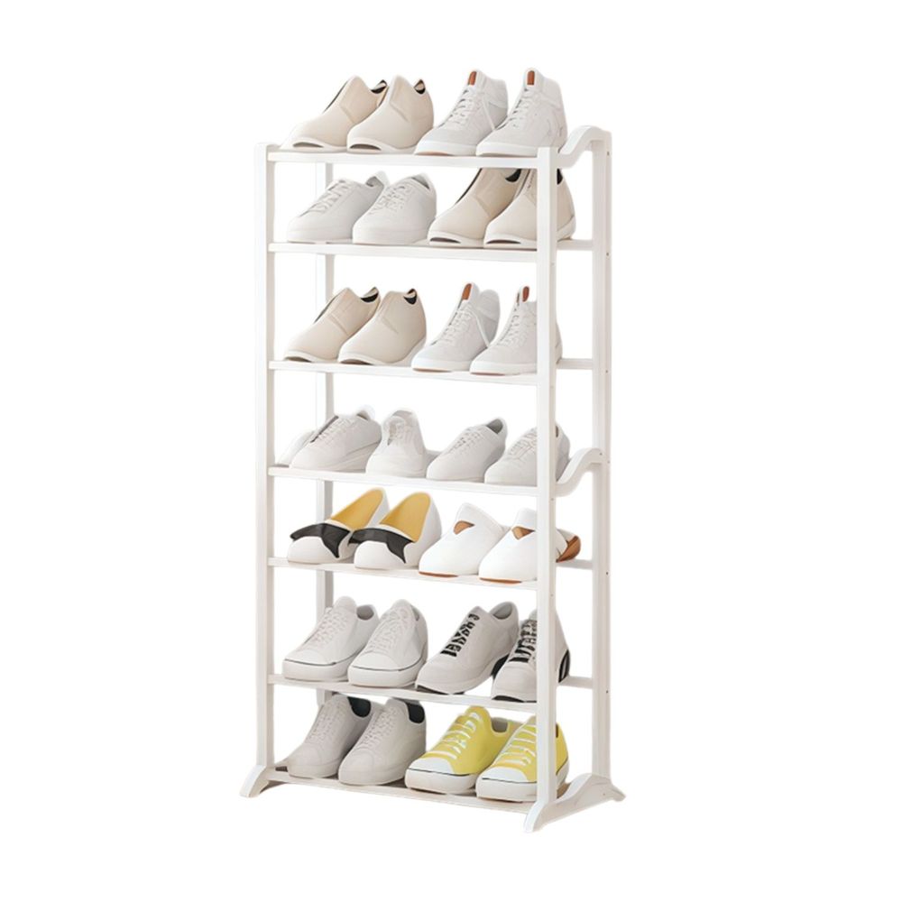 Zapatera Blanca de 7 Niveles Orange Zapatera Blanca de 7 Niveles Orange