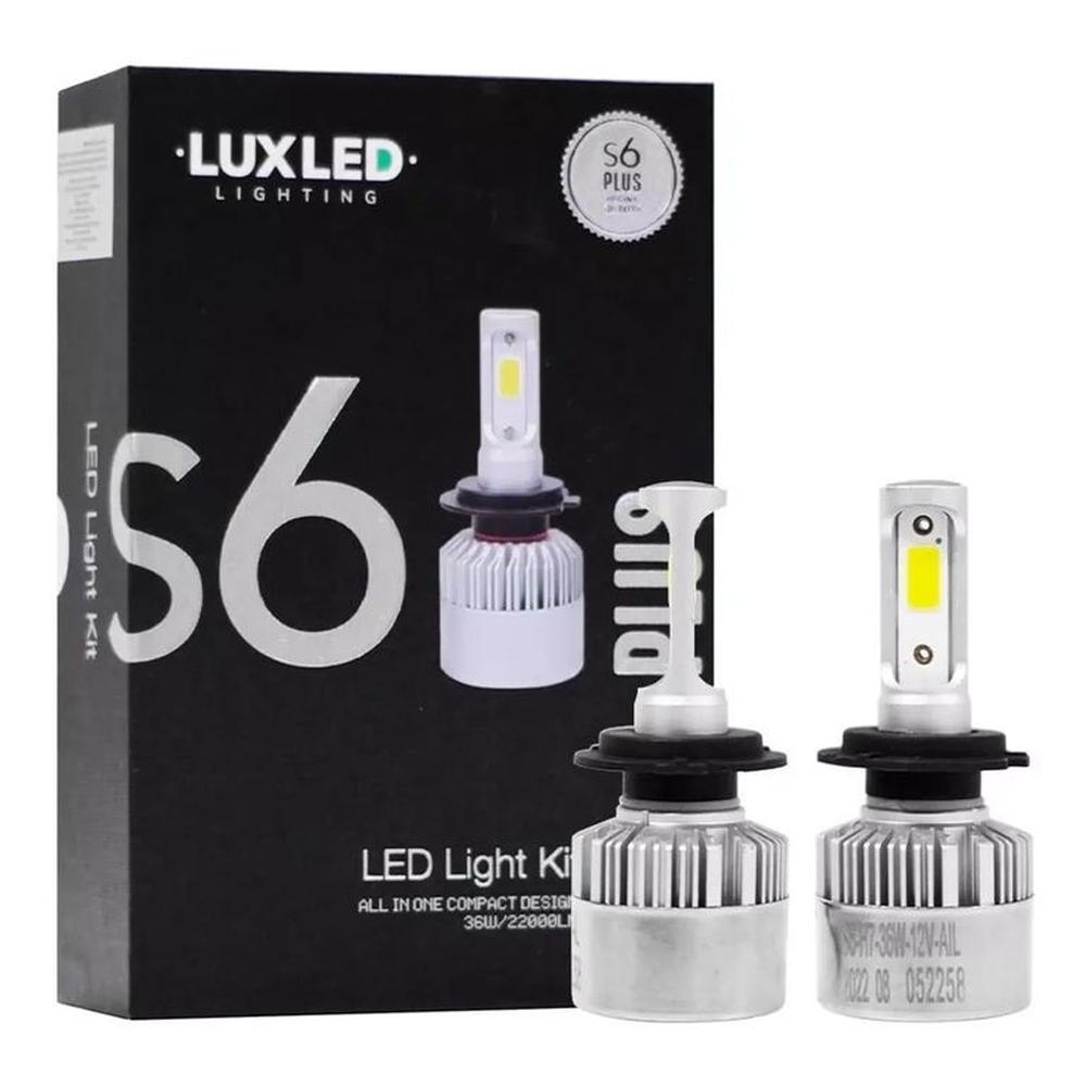 Foco Led Blanca S6 H7 12v 24v 26000 Lúmenes
