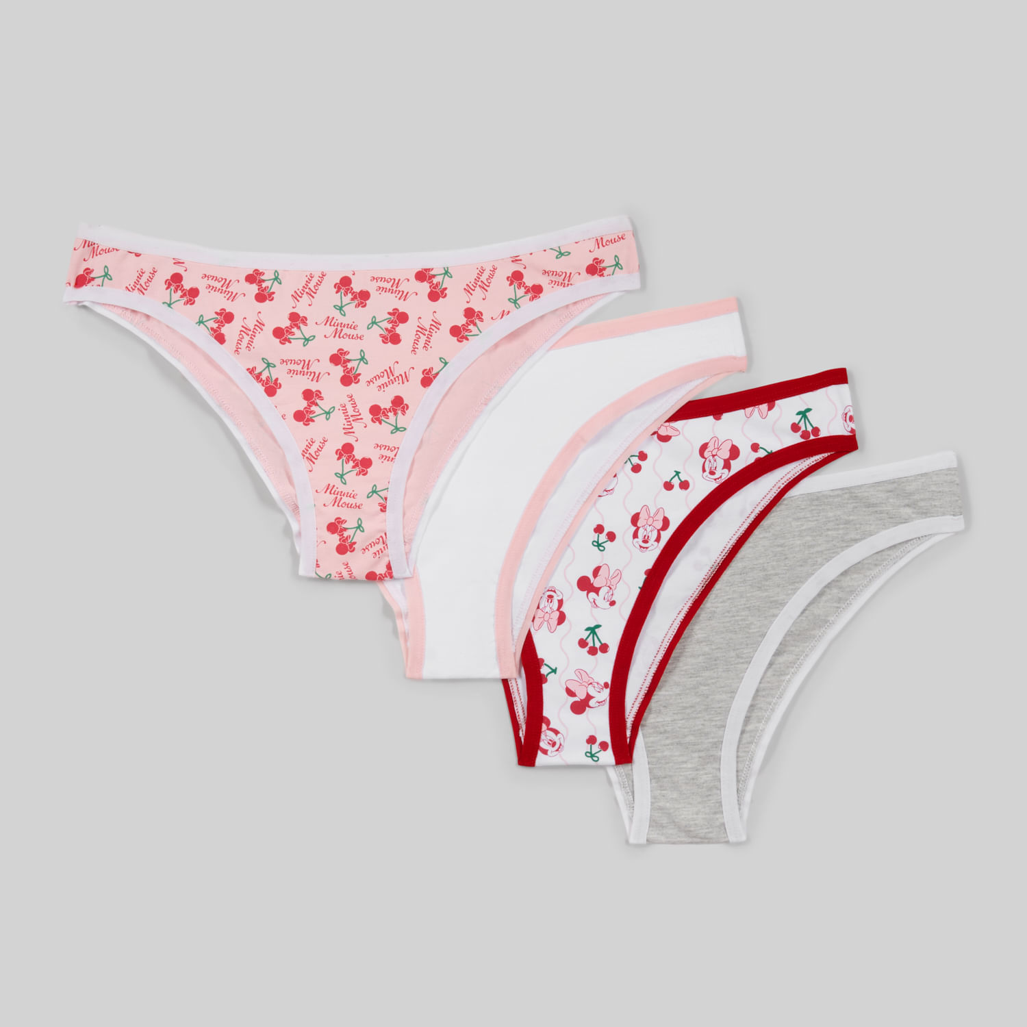 Pack X4 Calzones Mujer Coquette Disney