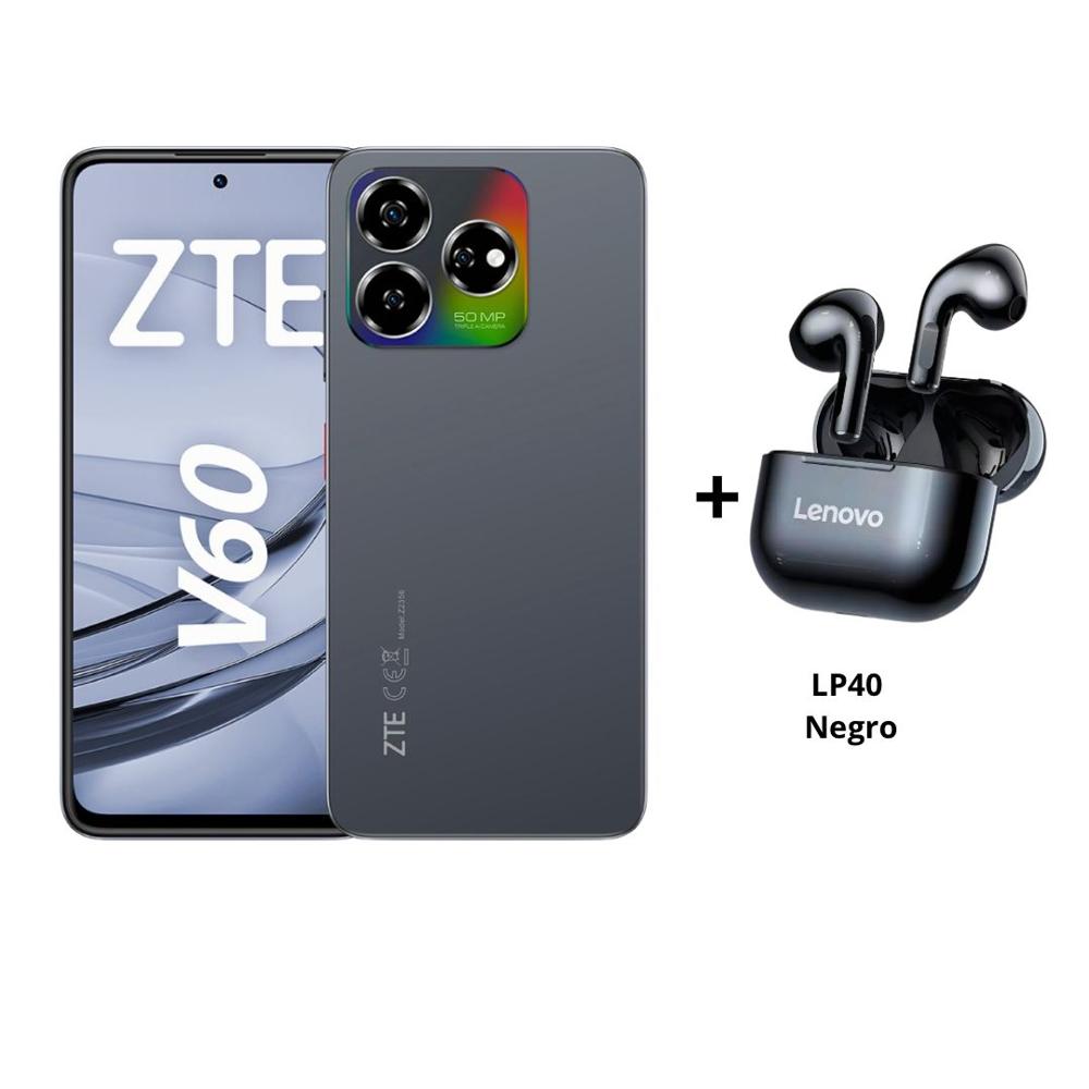 CELULAR ZTE BLADE V60 8+256GB NEGRO + Lenovo LP40 NEGRO