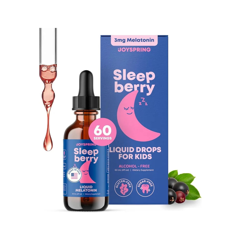 JoySpring SleepBerry Gotas de Melatonina Infantil 60 ml