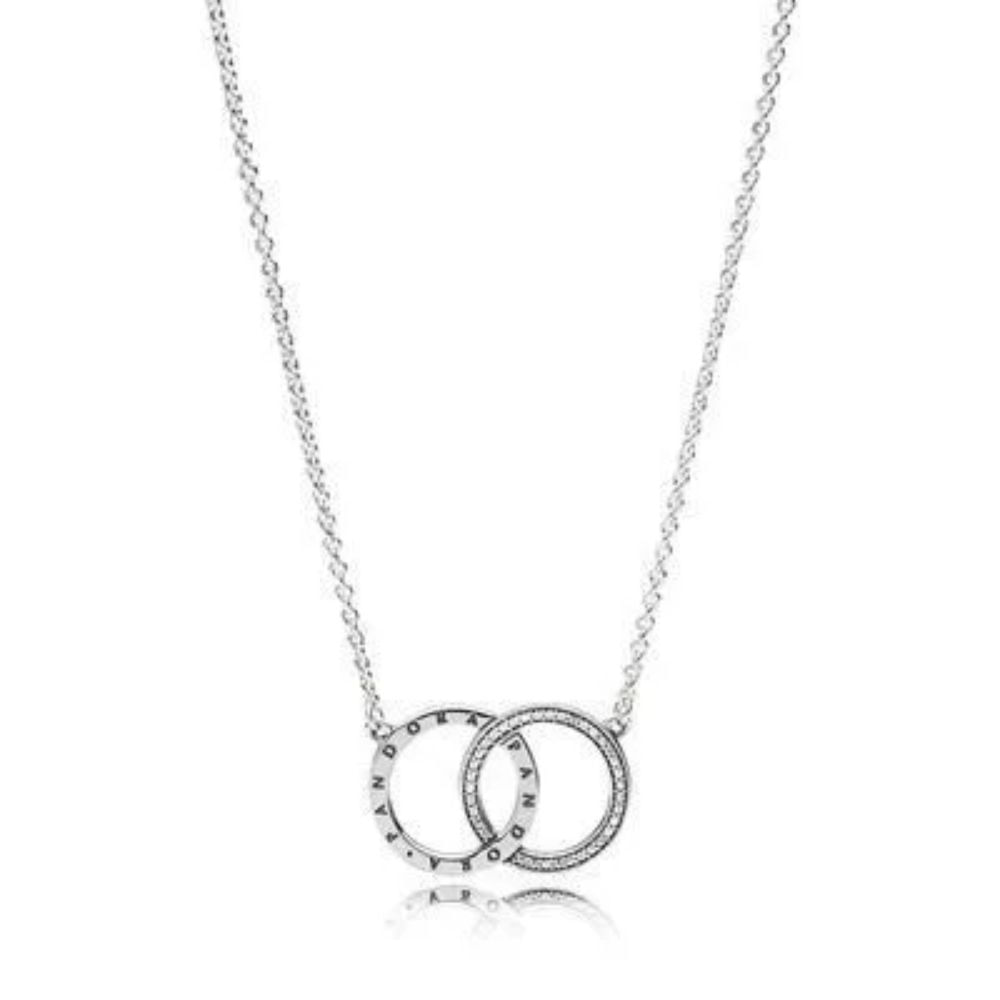 Collar Pandora Círculos Cruzados Collar Pandora Círculos Cruzados