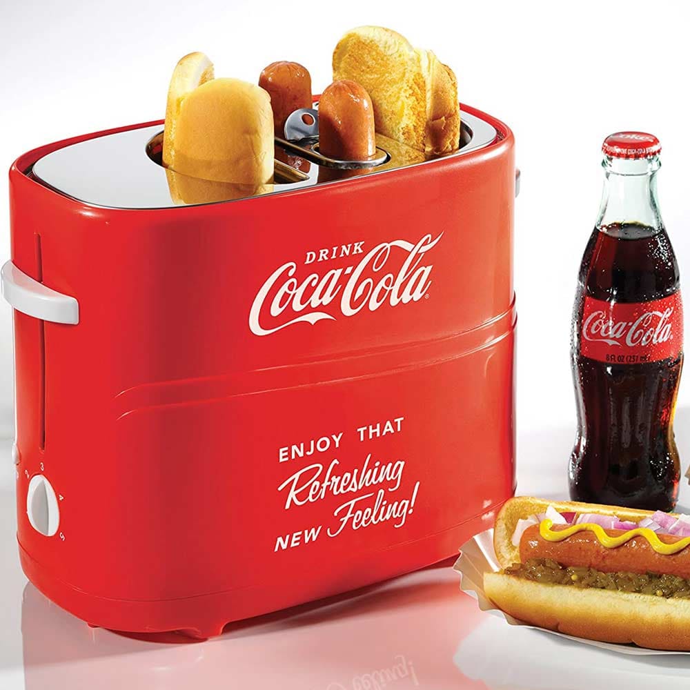 Máquina Tostadora de Hot-Dog CocaCola Nostalgia Máquina Tostadora de Hot-Dog CocaCola Nostalgia