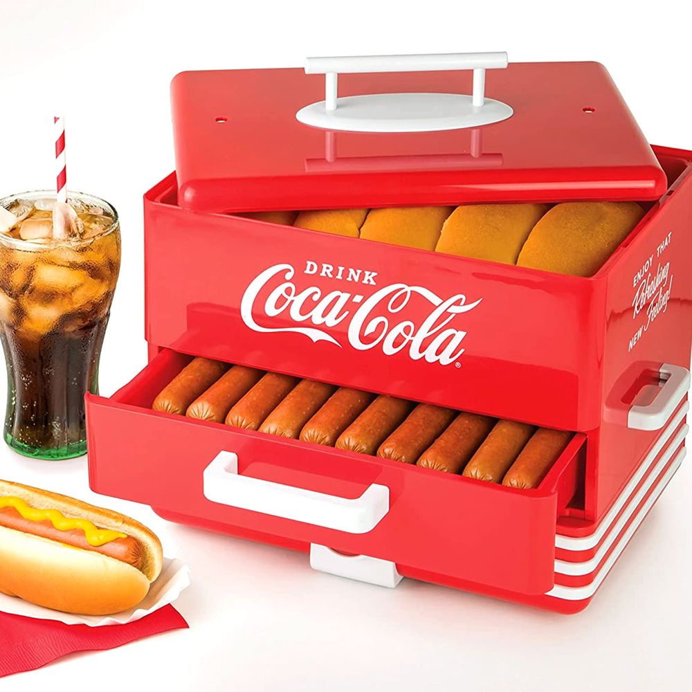 Máquina Vaporera De Hot Dog CocaCola Nostalgia Máquina Vaporera De Hot Dog CocaCola Nostalgia