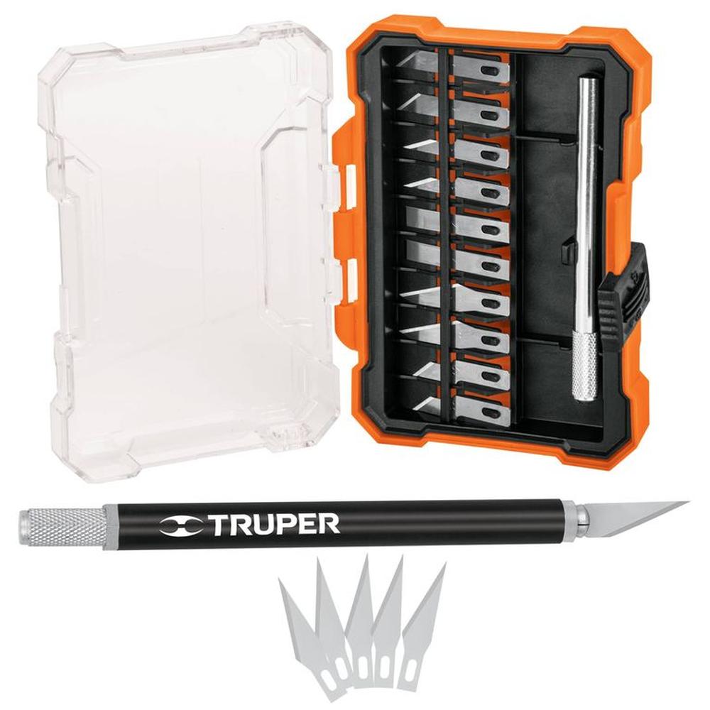 Juego Cutter precisión Cuchilla Exacto Tipo Bisturí 17 Piezas