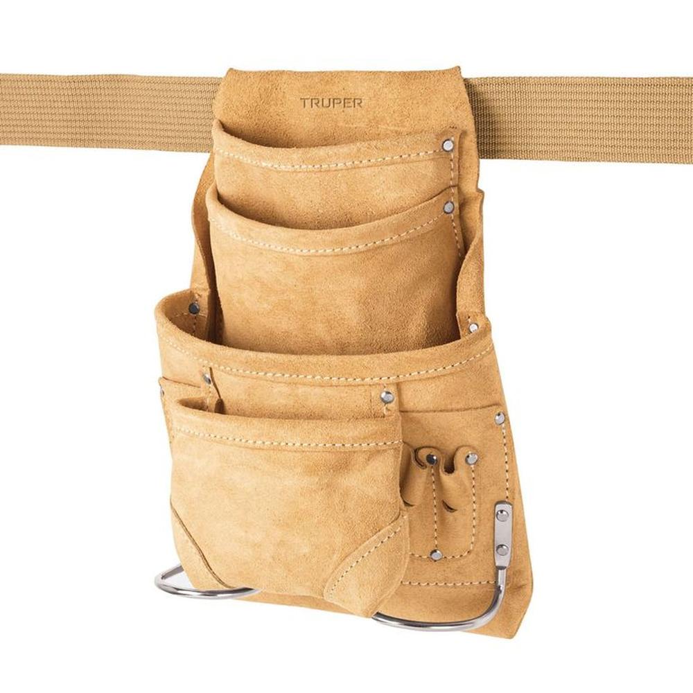 Porta herramientas 12 compartimentos, CITURON DE CUERO