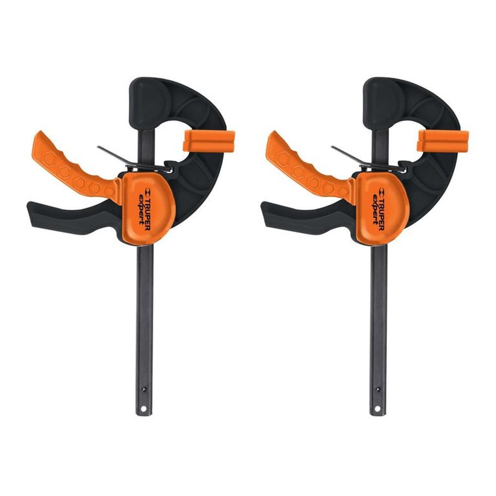 Prensa de ajuste rápido 6 pulgadas uso rudo, 2 unidades Truper Expert