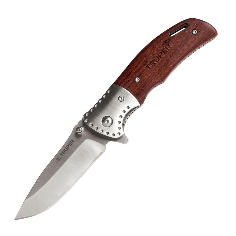 Navaja cuchilla de Injerto plegable Truper Gris