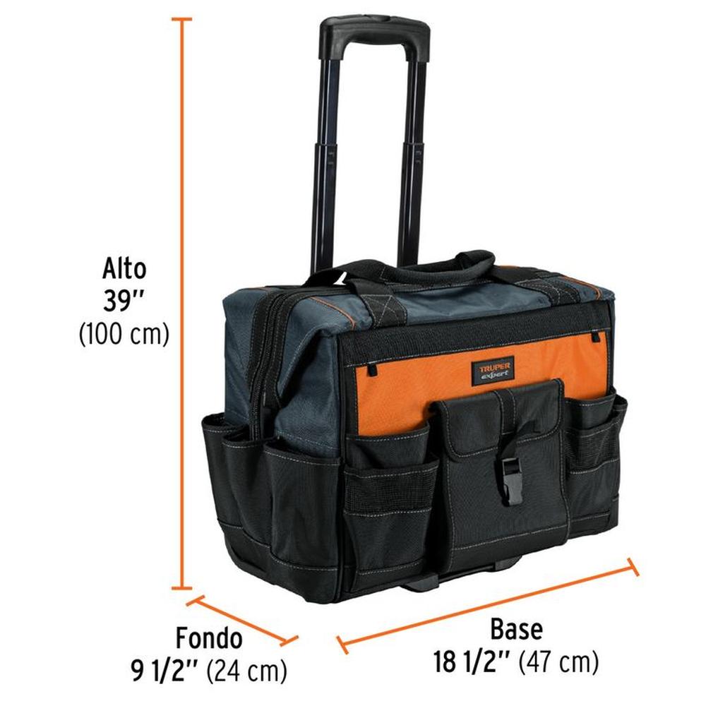 Maleta uso industrial portaherramientas con ruedas Truper