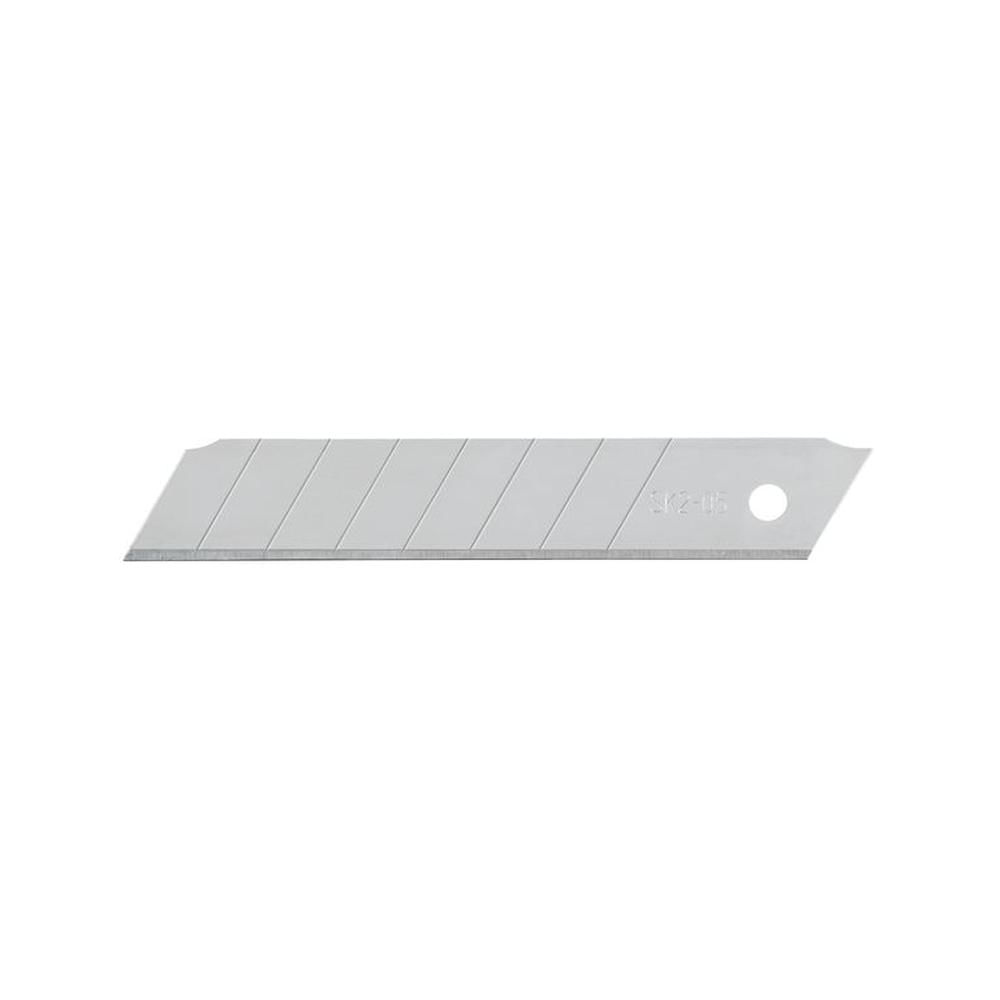 Estuche con 10 cuchillas SK2 de 18 mm para cutter, Expert Gris