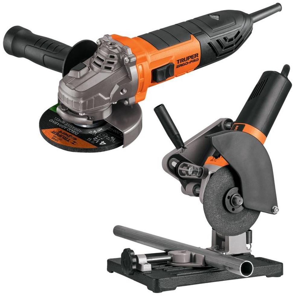 combo Amoladora 850W ERGO PRO Soporte tipo tronzadora para a