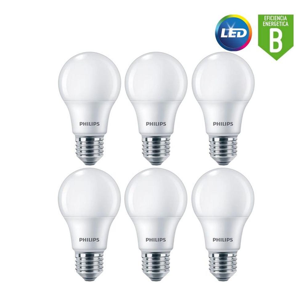 Foco led philips 10.5W ecohome / pack 6 unidades