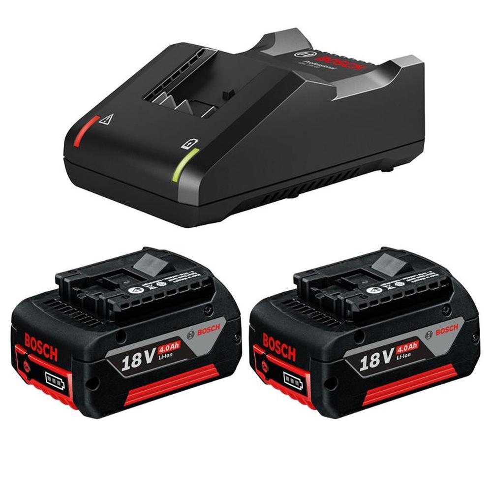 2 Baterías18V 4.0 Ah + Cargador GAL 18V-40 BOSCH