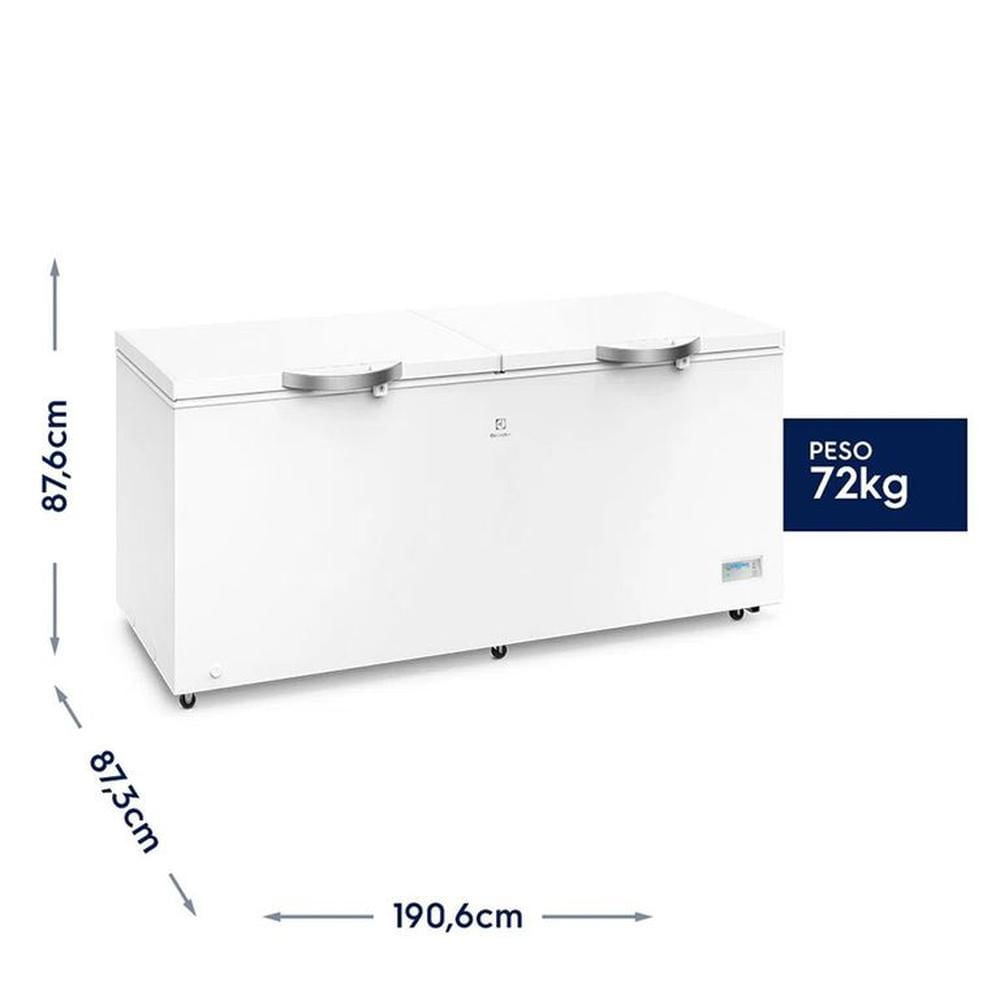 Congelador Horizontal 708 litros Electrolux Blanco EFC70W2HTW