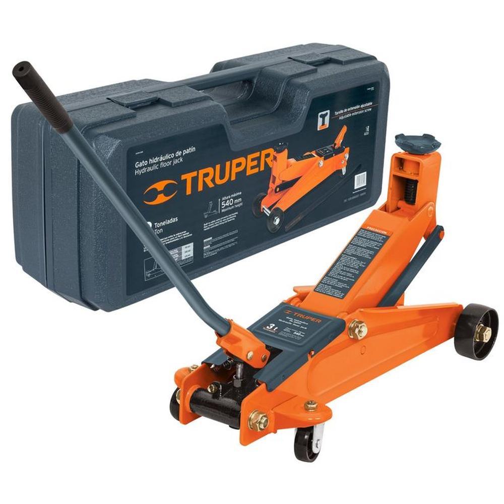 Gata tipo lagarto gata caimán 3 toneladas con maletín Truper