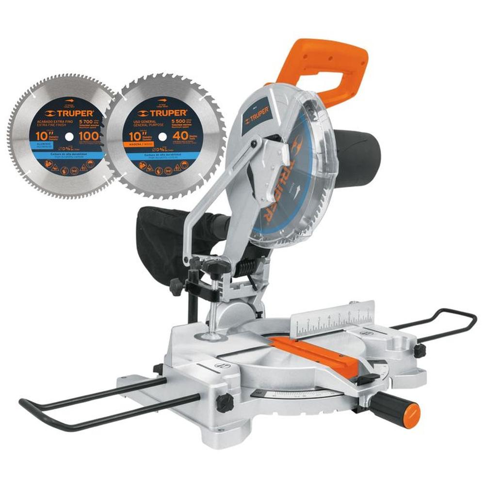 Sierra Ingleteadora 10 pulg. 1900W Truper Gris